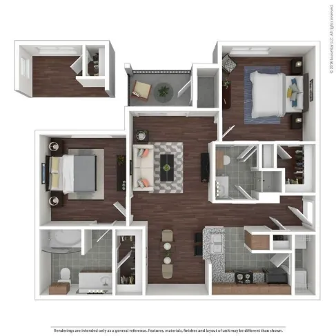 Palomar Apartments Webster Houdton Apartment Floor Plan 5