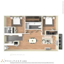 Parea Oak Lawn Apartments Floorplan 5