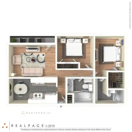 Parea Oak Lawn Apartments Floorplan 6