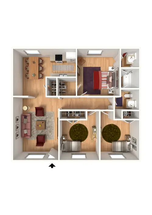 Park Creek Manor FloorPlan 08