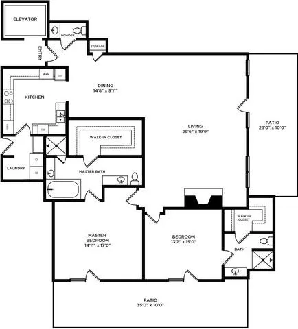 Park Hollow Luxury Residences Dallas Floor Plan 11