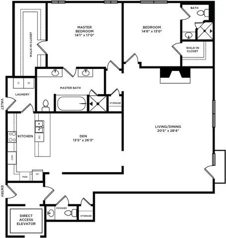 Park Hollow Luxury Residences Dallas Floor Plan 5