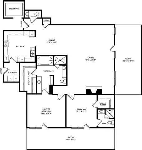 Park Hollow Luxury Residences Dallas Floor Plan 7