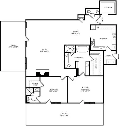 Park Hollow Luxury Residences Dallas Floor Plan 8