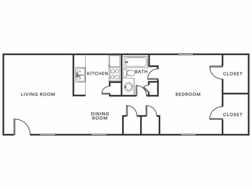 Parkgreen on Gessner Apartments FloorPlan 2