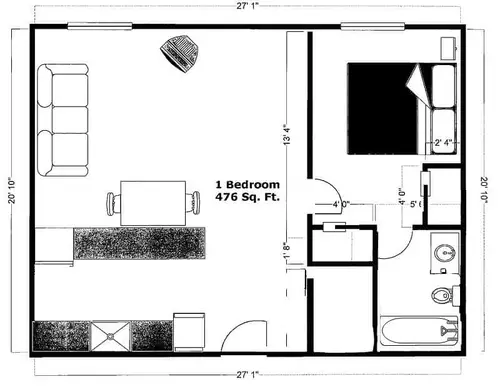 Pasadena Interfaith Manor FloorPlan 1