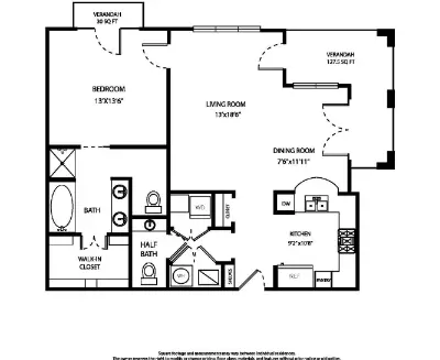 Paseo Apartments Knox Dallas floor plan 7