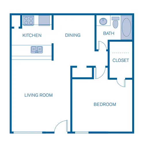 Pavilion Place Apartments FloorPlan 2