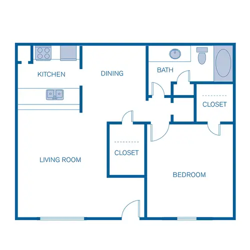 Pavilion Place Apartments FloorPlan 3