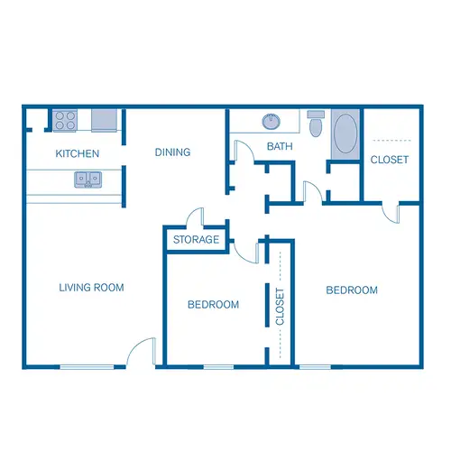 Pavilion Place Apartments FloorPlan 4