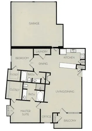 Pavilion Townplace Apartments Dallas Floor Plan 10