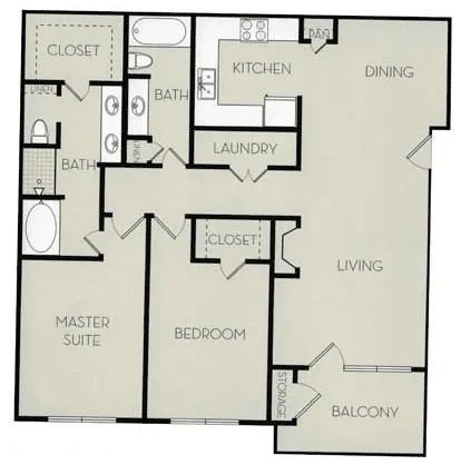 Pavilion Townplace Apartments Dallas Floor Plan 12