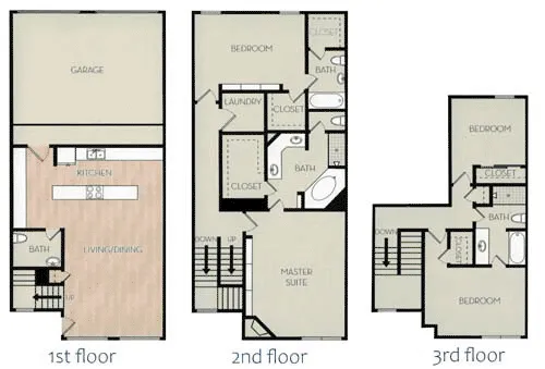 Pavilion Townplace Apartments Dallas Floor Plan 20