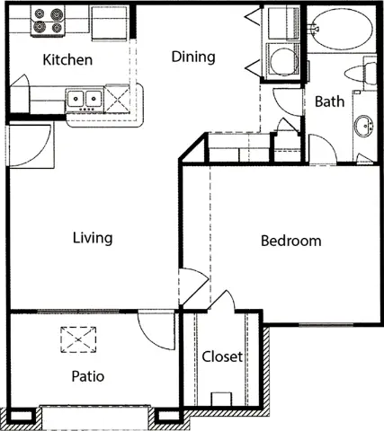 Peninsula Park floor plan 1