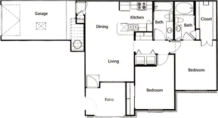 Peninsula Park floor plan 2