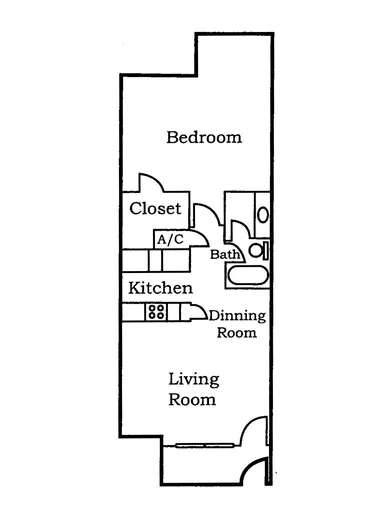 Pier Club Apartments Houston Floor Plan 3