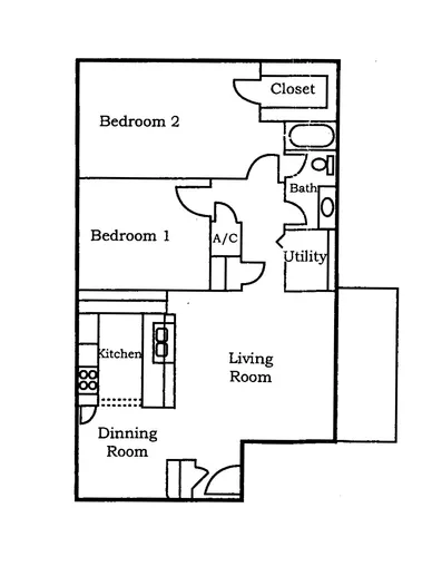 Pier Club Apartments Houston Floor Plan 5