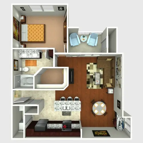 Plantation Park Apartments FloorPlan 5