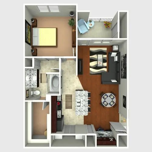 Plantation Park Apartments FloorPlan 6