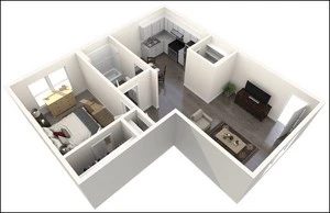 Pointe Ann Apartments Floorplan 2