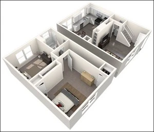 Pointe Ann Apartments Floorplan 3