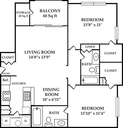 Preserve at Colony Lakes FloorPlan 4