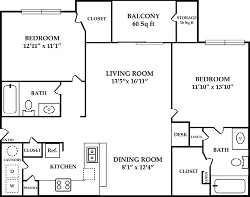 Preserve at Colony Lakes FloorPlan 5