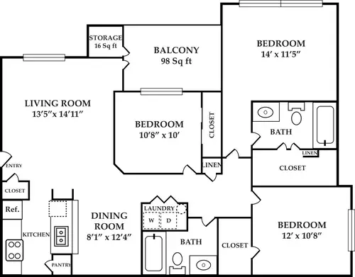 Preserve at Colony Lakes FloorPlan 5