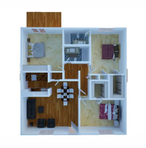 Raintree Apartments FloorPlan 6