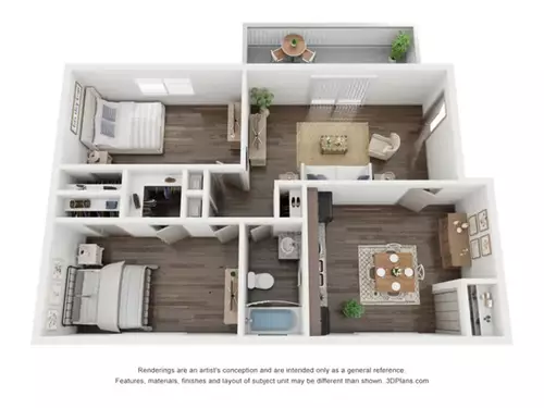 Red Pines Apartments Floorplan 3