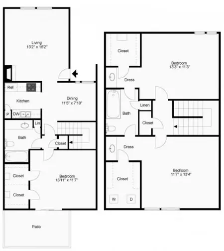 Regal Court Apartments Dallas FloorPlan 11