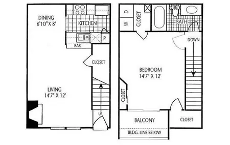 Regal Court Apartments Dallas FloorPlan 2