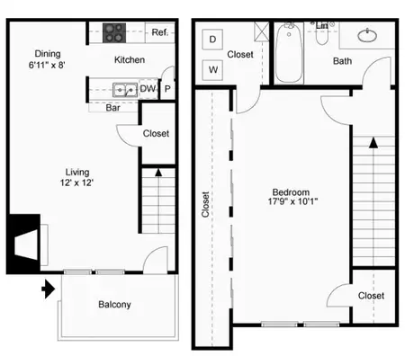 Regal Court Apartments Dallas FloorPlan 4