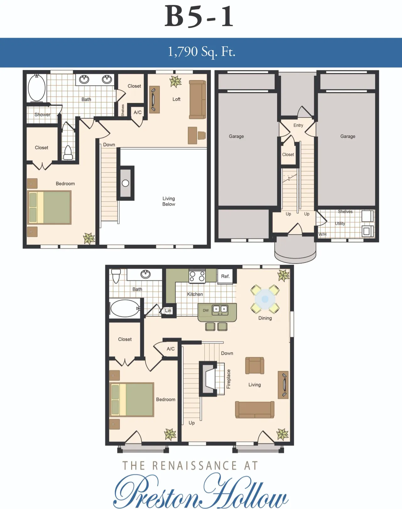 Renaissance At Preston Hollow Dallas Apartment Floor Plan 11