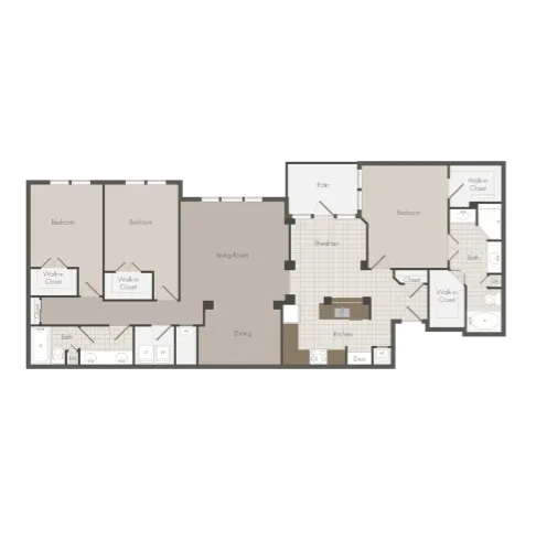 Renaissance At Preston Hollow Dallas Apartment Floor Plan 13