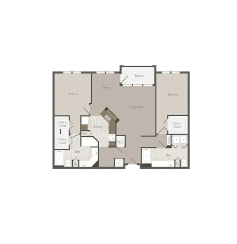 Renaissance At Preston Hollow Dallas Apartment Floor Plan 8