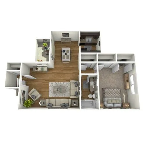 Residence at Deer Park Apartments Floorplan 1