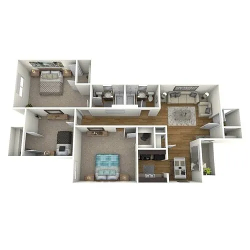 Residence at Deer Park Apartments Floorplan 2