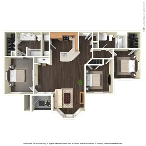 Residence at Lake Jackson FloorPlan 6