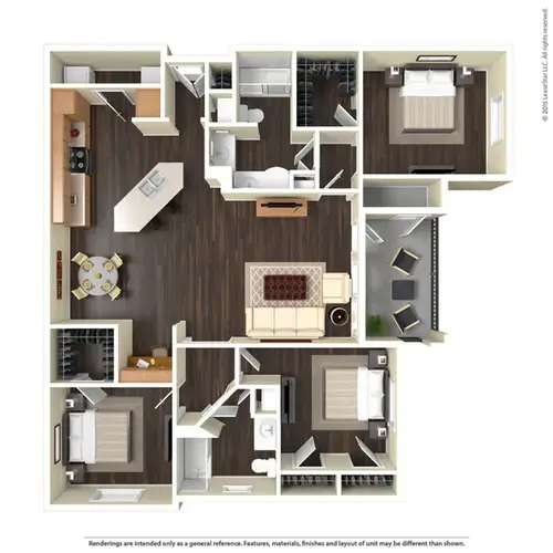 Residence at Lake Jackson FloorPlan 7