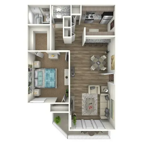 Residence at West Beach FloorPlan 3