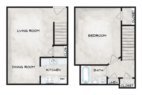 Residences at White Rock Lake Dallas Apartment Floor Plan 2