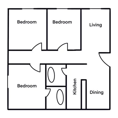 Ridge at Trinity Apartments FloorPlan 3