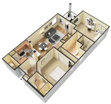 Rise at Elmside Apartments Floorplan 6