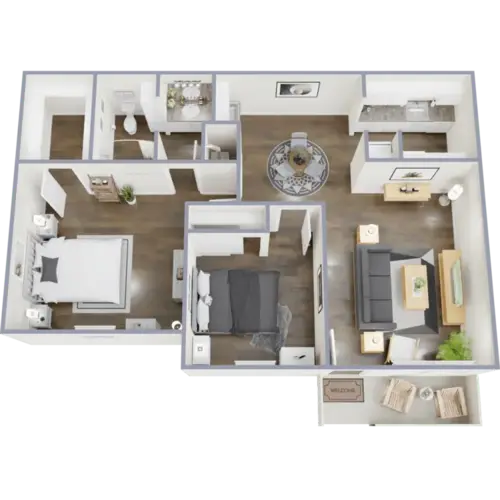 Rock Springs Apartments FloorPlan 4