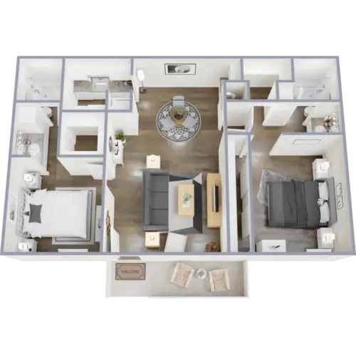 Rock Springs Apartments FloorPlan 5