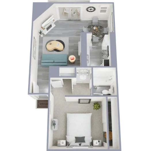 Rosemont on El Dorado Webster Houston Apartment Floor Plan 2