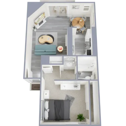 Rosemont on El Dorado Webster Houston Apartment Floor Plan 3