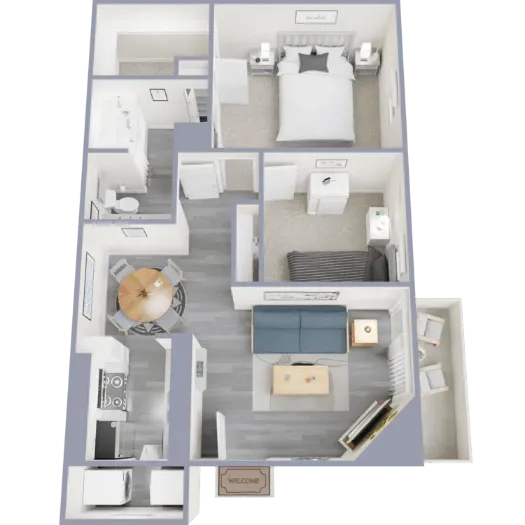 Rosemont on El Dorado Webster Houston Apartment Floor Plan 4