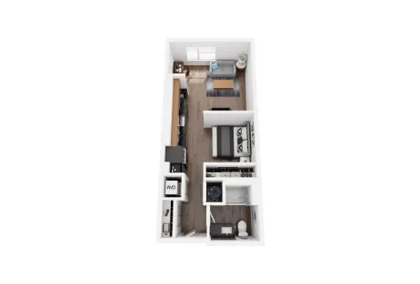 Rowan on the Trails Houston Apartment Floor Plan 1